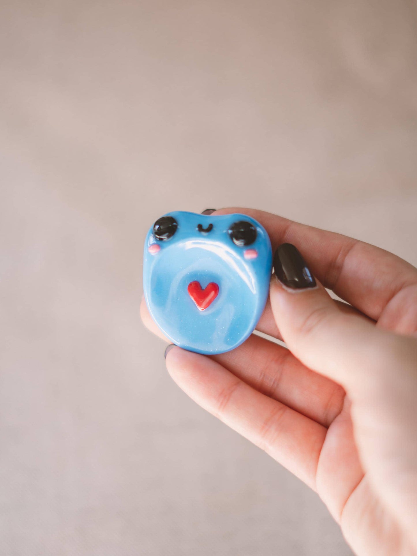 Worry Stone - Sapo Azul