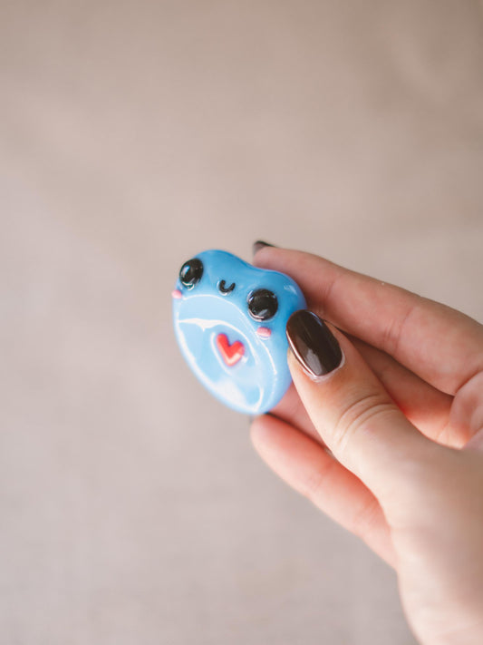 Worry Stone - Sapo Azul